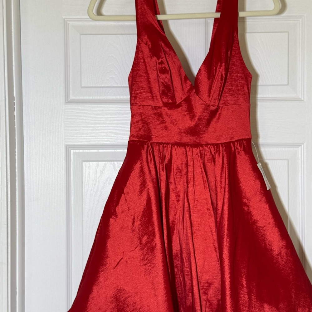 B Darlin Vibrant Red Dress 5/6